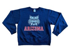 Vintage Arizona Wildcats Sweatshirt Blue Crewneck Graphic College Medium