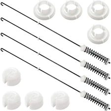For Whirlpool W10780045 Washer Suspension Rod Spring Kit, 25-1/2 in.