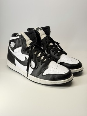 Air Jordan 1 High Black And White OG 2014 Release Size 13 USED No box