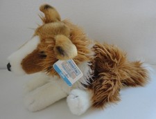 Vtg Animal Alley Toys R Us Collie Lassie Puppy Dog Stuffed Animal Plush 2000 NWT