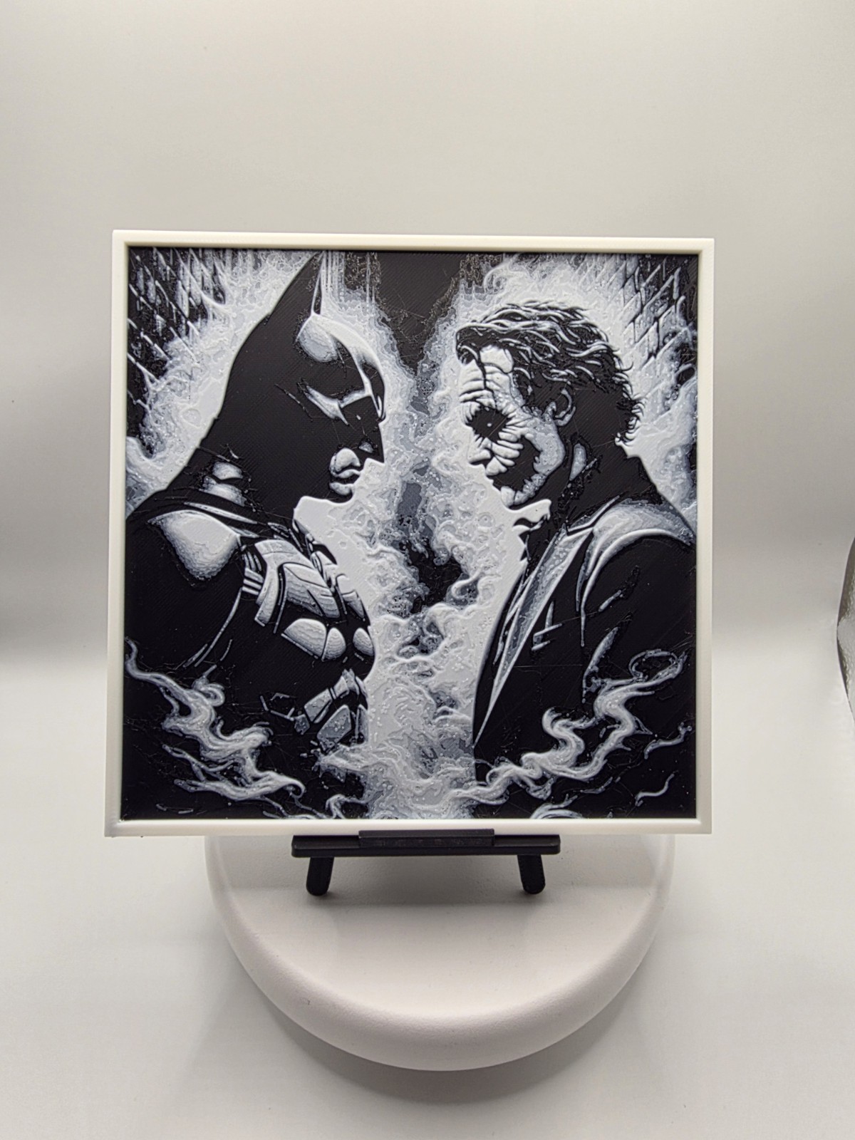 Póster de Batman vs Joker - Arte de pared de DC Comics - Decoración de habitación adolescente