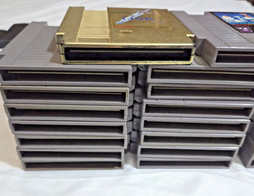 NES Game Lot of 23 NINTENDO Entertainment System Link, Double Dragon, Bart, Blob