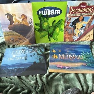 Lot Of (11) Vintage 90's Disney Store Exclusive Commemorative Lithographs 11x14