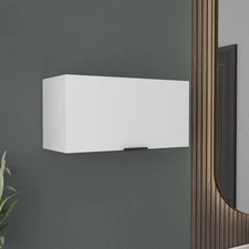 Wall Cabinet, 1 door, 1 Shelf, White