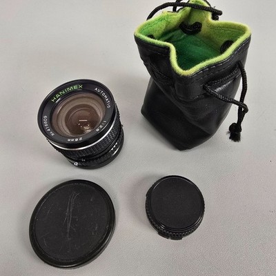 Hanimex Automatic 1:2.8 28mm Camera Wide Angle Lens W/ Pouch