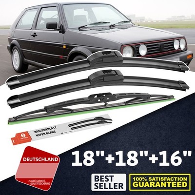 Scheibenwischer vorne + hinten passend Für  GOLF 2 | BJ 1983 - 1991 DHL SHIP
