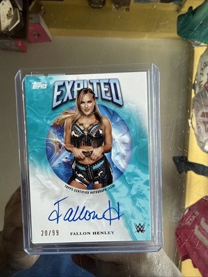 2025 Topps WWE Exalted Fallon Henley Auto /99 NXT Exalted Autographs 