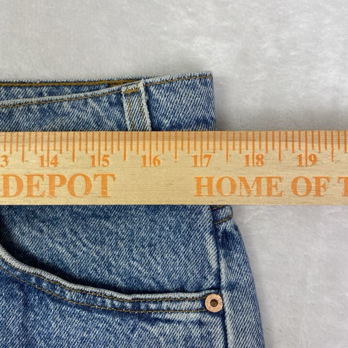 Vintage 1997 Levi’s 505 Jeans Orange Tab Medium Wash Denim Straight Fit Y2K - Foto 10 di 13