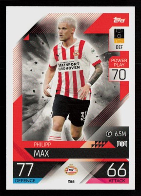 Philipp Max 2022-23 Topps Match Attax #255 PSV Eindhoven