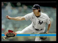 Gerrit Cole 2021 Stadium Club Chrome 1991 Design Variation #11b Yankees ESE