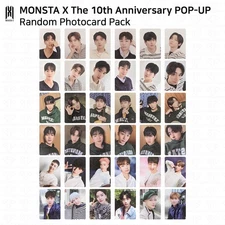 Monsta X The 10th Anniversary POP-UP MD Random Photocard Pack KPOP K-POP Shownu