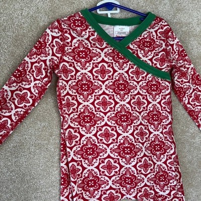 Hanna Andersson Christmas Pajama Set pjs Size 6-7 120cm Long Sleeve Pants
