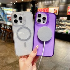 For iPhone 17 16 15 14 13 12 11 invisible bracket magnetic anti drop phone case