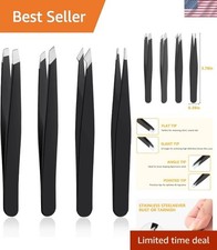 High-Quality Stainless Steel 4 PCS Tweezers for Exceptional Precision  Control