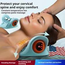 Massager New Neck Relaxer Portable Shiatsu Massage Pillow CervicalNeck Relaxer