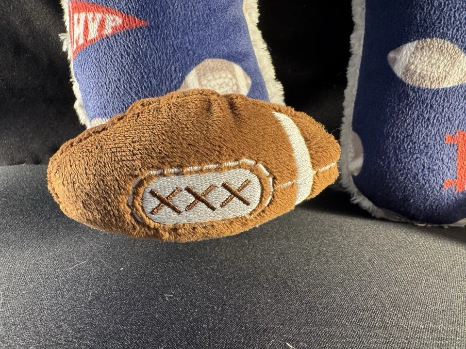 MVP Football Minky Sherpa Baby Pillow Traveling Pillow - Image 2 of 4