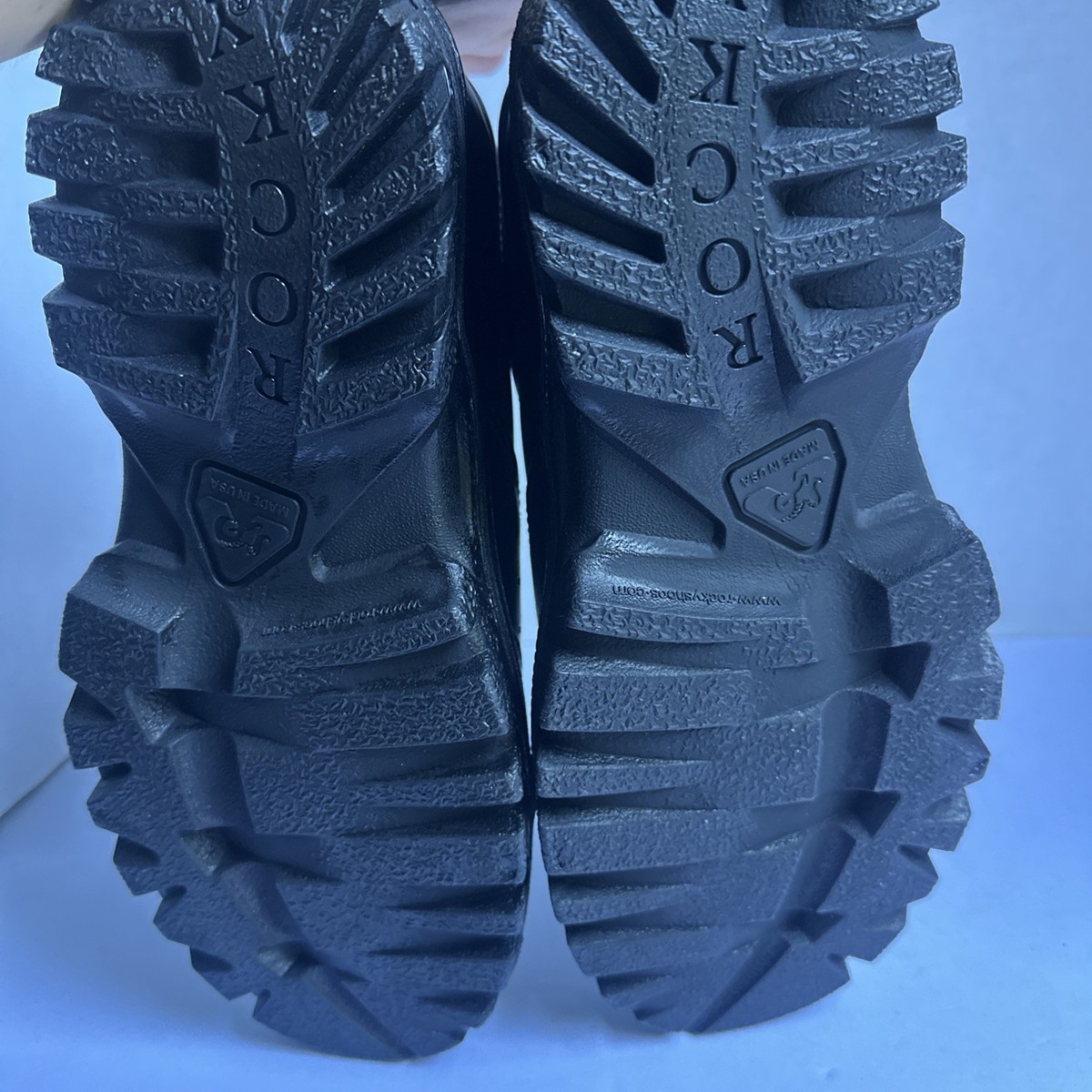 Rocky Mens 8M BLK Leather Postal TMC Duty Series USPS Oil/Slip Resistant Shoes — product photo 5 of 6