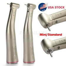 NSK Style LED Dental Electric Handpiece 1:5 Contra Angle Fiber Optic High Speed