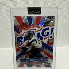 Antonio Gates 2025 Wild Card Comix Rookie & Legends 11/18 Bang!. rookie card picture