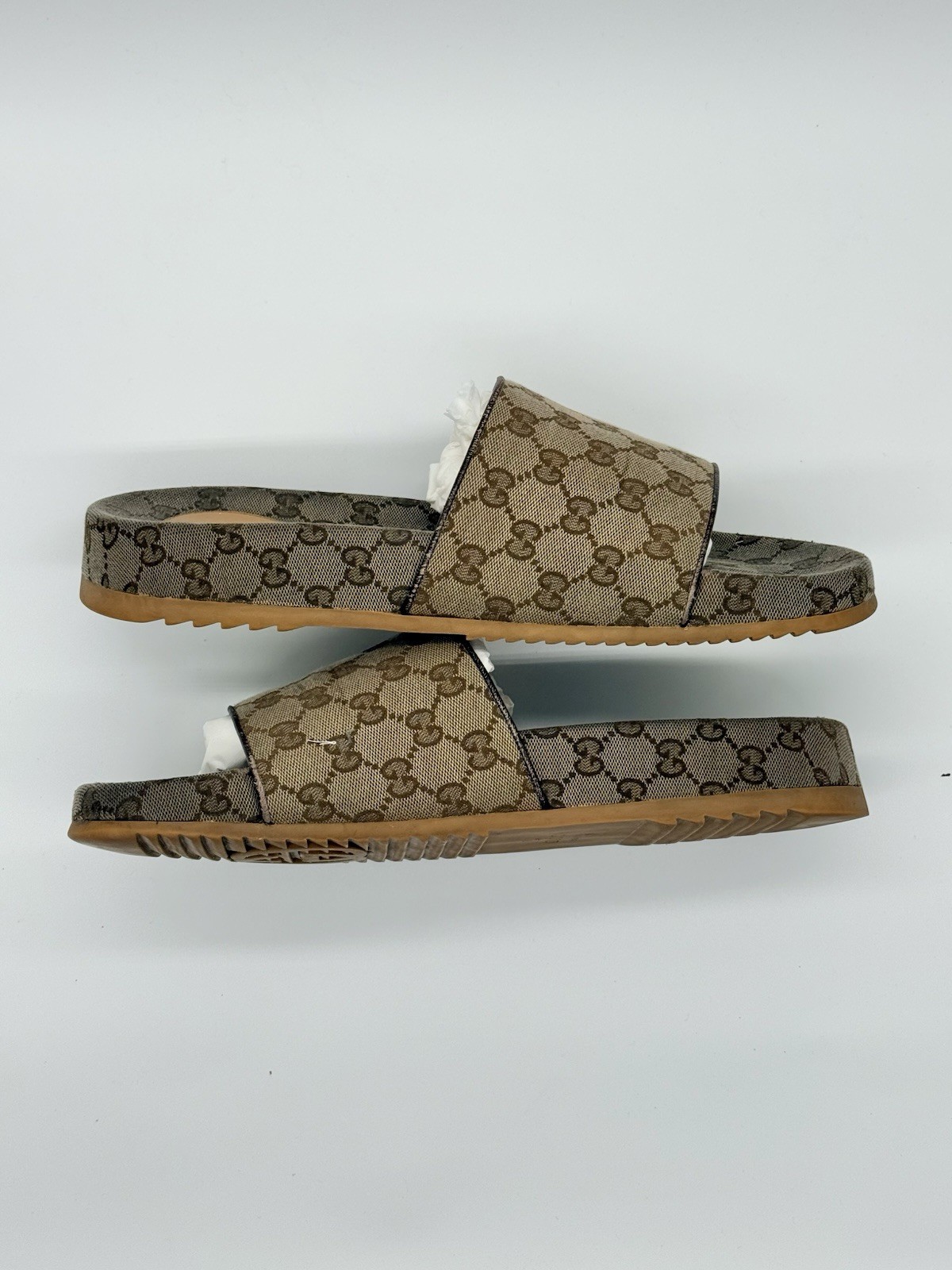 Size 13 - Gucci Interlocking GG Monogram Slides S… - image 3