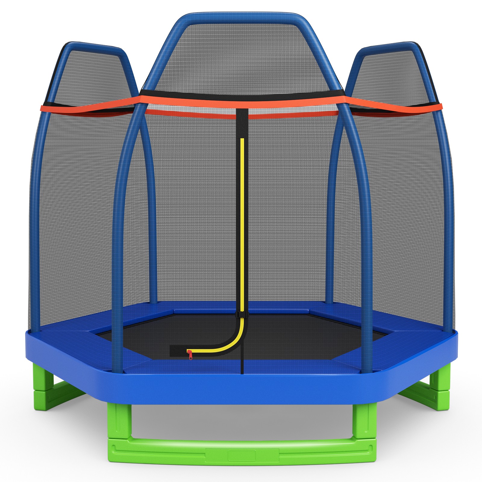 7 FT Kids Trampoline Recreational Bounce Jumper ASTM Approved for Outdoor