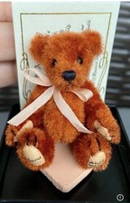 World of Miniature Bears 361 Cinnamon Bear By Theresa Yang 2" NEW BOXED COA