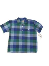 NUEVO CON ETIQUETAS Marmot Muir Camp Novedad SS Camisa a Cuadros Trail Azul Para Hombre M XL XXL