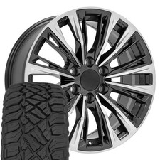 4869 20x9 Gunmetal Oe Wheels 27555r20 Rt Tires Set 6x139.7 28et