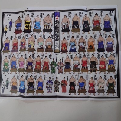 Sumo Reiwa 8 Summer Tournament Ranking Cards