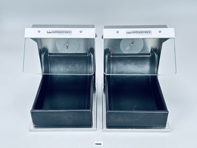 Wassermann Poliertrog Gummipoliertrog mit Absaugstutzen 2 Stück Labor NEUWERTIG