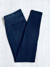 Hue Jeggings Womens Blue Denim Skinny Stretch Pull On Jean Leggings Pants Size S