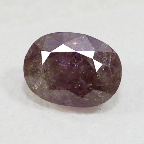 0.30 Ct Flashing Oval (4 x 3 MM) 100% Natural Argyle Fancy Purplish Pink Diamond - Imagen 3 de 7