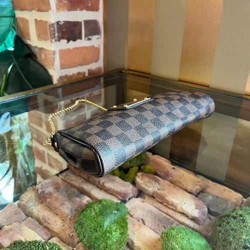 LOUIS VUITTON Eva Damier Ebene Canvas Clutch - Picture 5 of 11