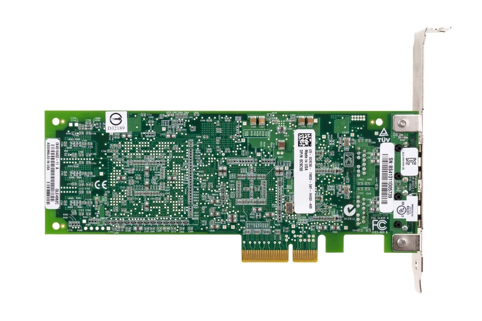 Network Card QLogic QLE4062C 2x1GBE ISCSI HBA PCIe IX4010402-01 - Image 3 of 4