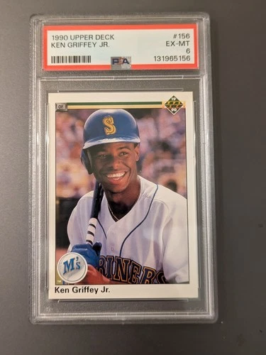 1990 UPPER DECK #156 KEN GRIFFEY JR. PSA 6