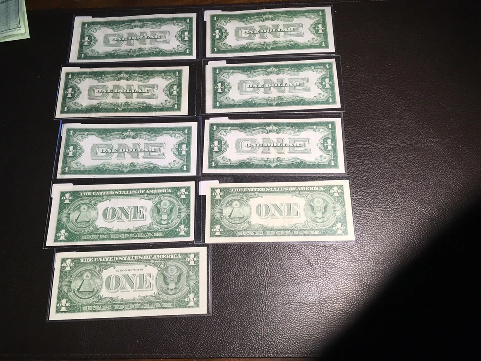 13 Total Plata Cert. Alto Grado 4 Con Pequeños Puntos Bonito Lote Incluye 1928-A Foto 3 de 4