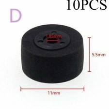 10PCS 11x5.5x1.8mm Pinch Roller Wheel Tape Recorder Rubber Pressure Belt Pulleys
