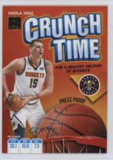 2019-20 Panini Donruss Crunch Time Press Proof Nikola Jokic #3 02vw