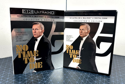 No Time To Die (4K Ultra HD + Blu-ray, 2021, MGM) James Bond 007, w/ Slipcover