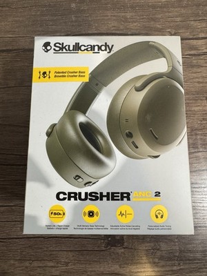 Skullcandy Crusher ANC 2 Drab Green NEW SEALED - Fast Ship