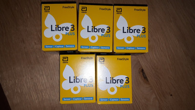 5x Libre 3 Plus Sensor