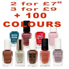 BARRY M NAIL VARNISH POLISH 10 ml ANY  2 for £7.50,  ANY 3 for £9