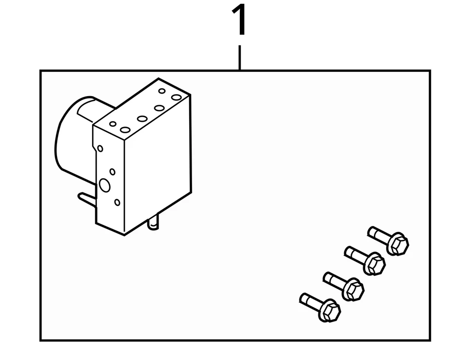 Módulo de control de bomba ABS Ford Taurus X 2008-2008 EGJRR Foto 4 de 4