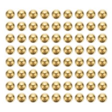 120pcs Precision Solid Brass Bearing Balls 1/8" Industrial Brass Ball Spheres