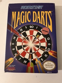 MAGIC DARTS NINTENDO NES Tested WORKING Original Box Video Game  Case