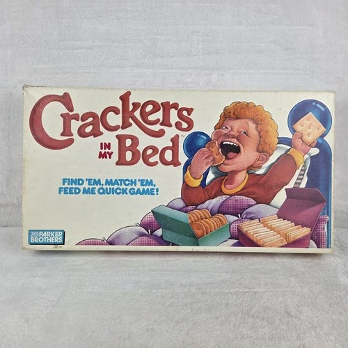 1987 Crackers In My Bed Board Game Parker Brothers Vintage #0487 Complete