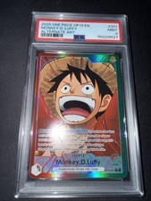 2025 One Piece Monkey D. Luffy Leader Alt Art #OP13-001 PSA 9 MINT