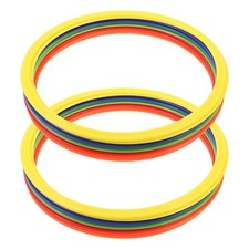 10 Pcs Fu&szlig;ball-Trainingsausr&uuml;stungskreis Ringe Zum Fu&szlig;balltraining