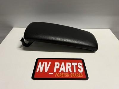 OEM Audi C5 S6 Avant Black Leather Armrest Cover Assembly