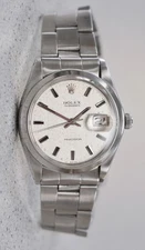 Vintage Rolex Oysterdate Precision 6694 Silver Dial Manual Wind – Authenticated